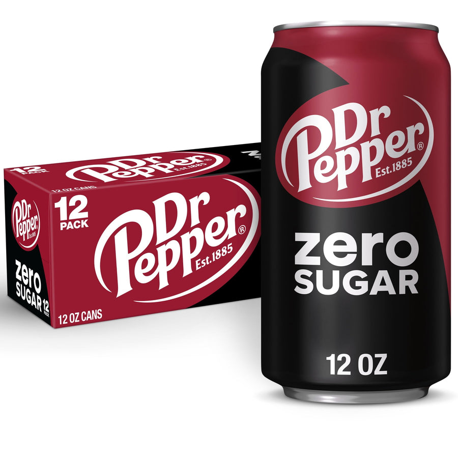Dr Pepper Zero Sugar Soda - Fresh Flavor
